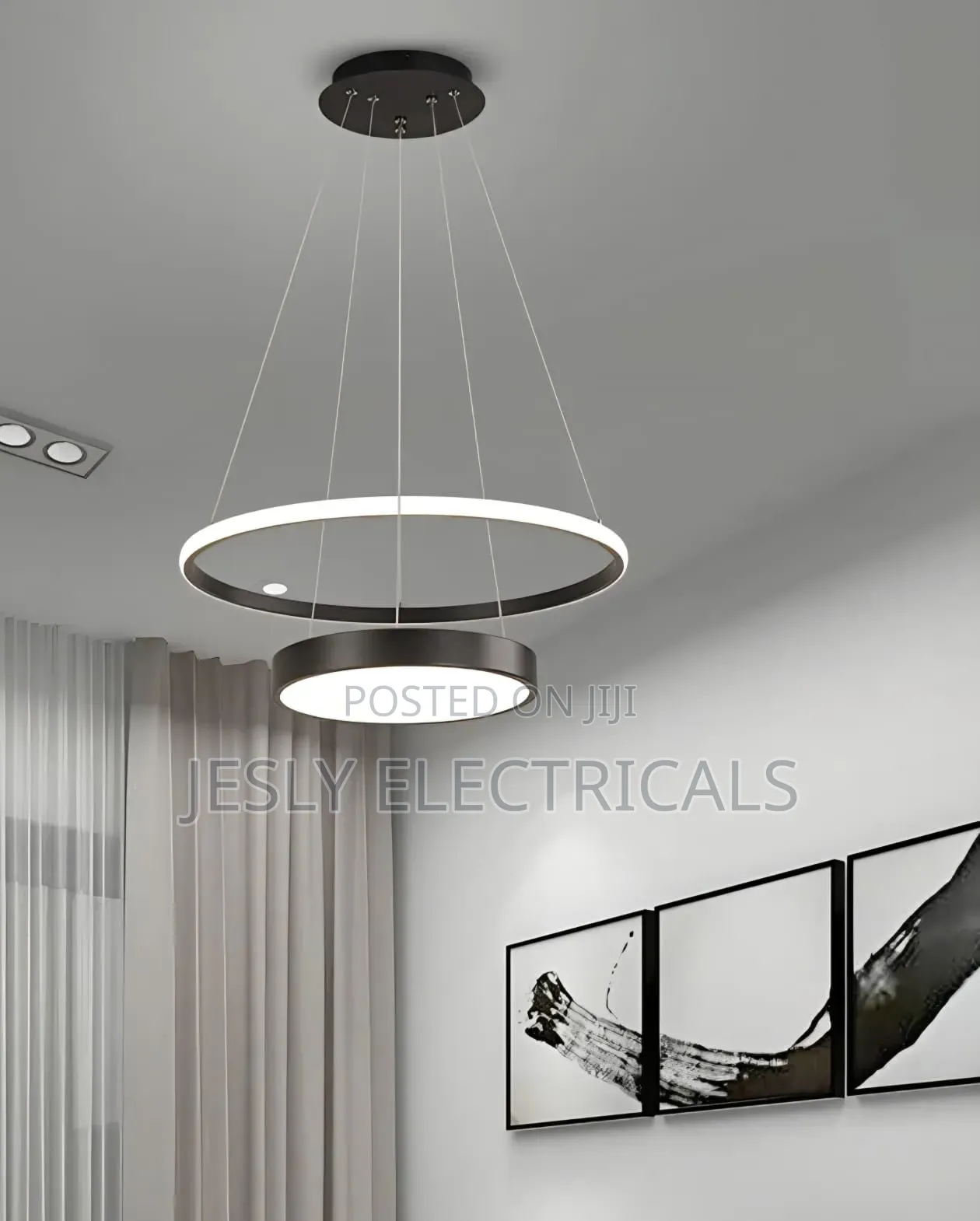 2-Ring Led Chandelier
