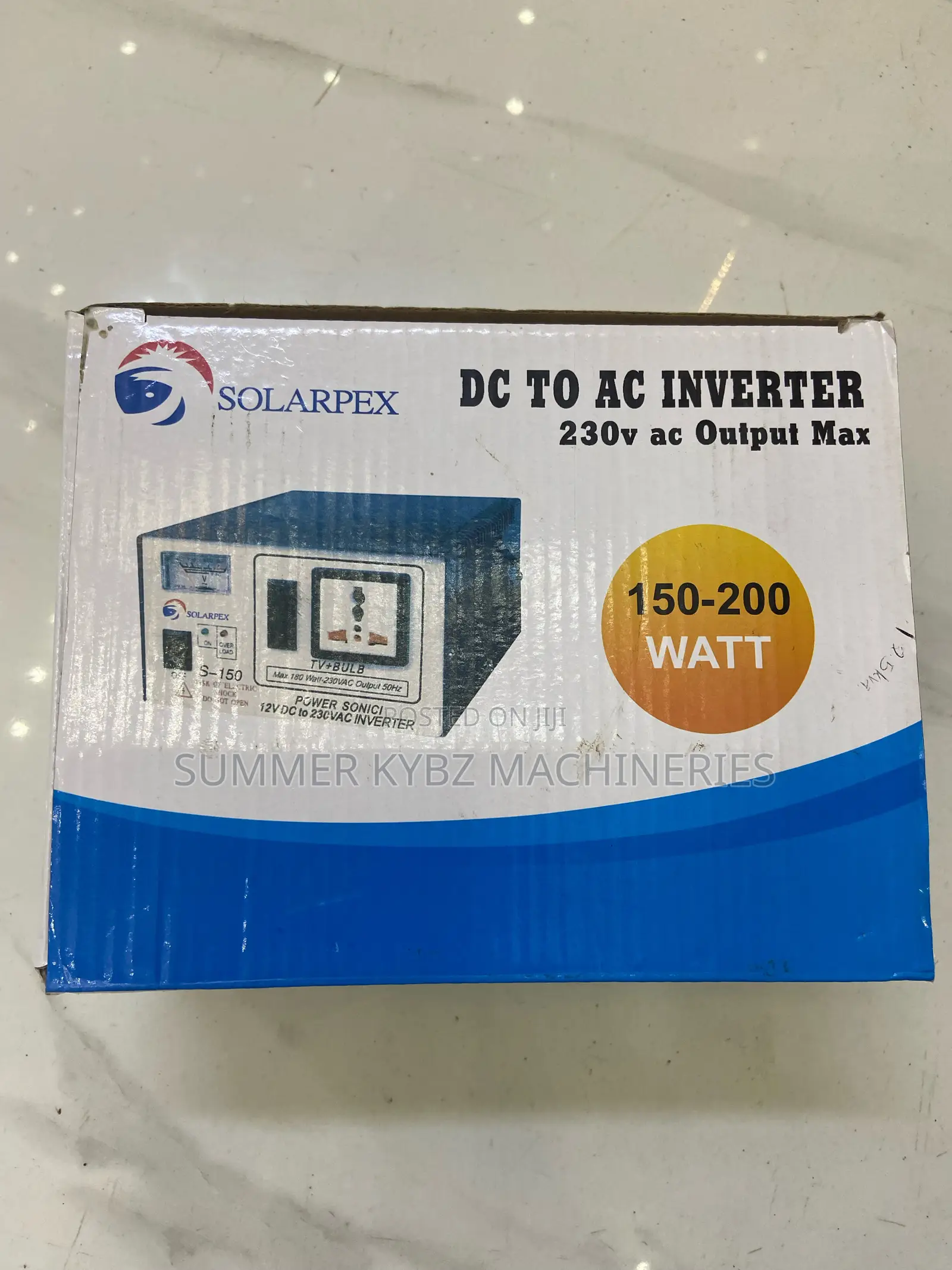 Solarpex Dc to Inverter, 230v Ac Output Max, 150 - 200w