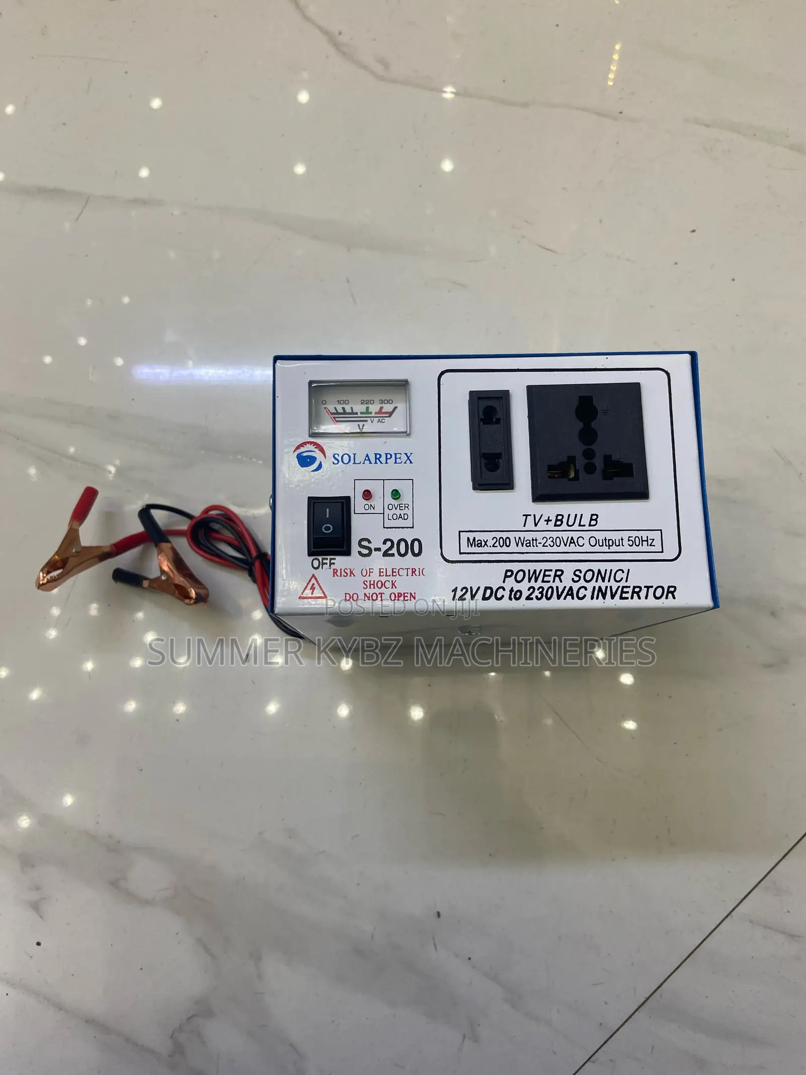 Solarpex Dc to Inverter, 230v Ac Output Max, 150 - 200w
