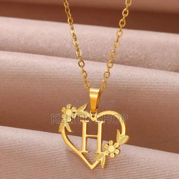 Initial Letters Hypoallergenic Necklaces - thumbnail 2