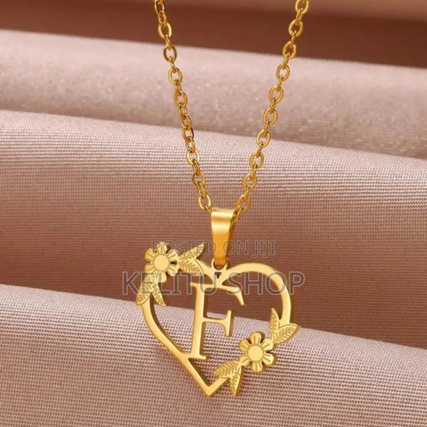 Initial Letters Hypoallergenic Necklaces - thumbnail 3