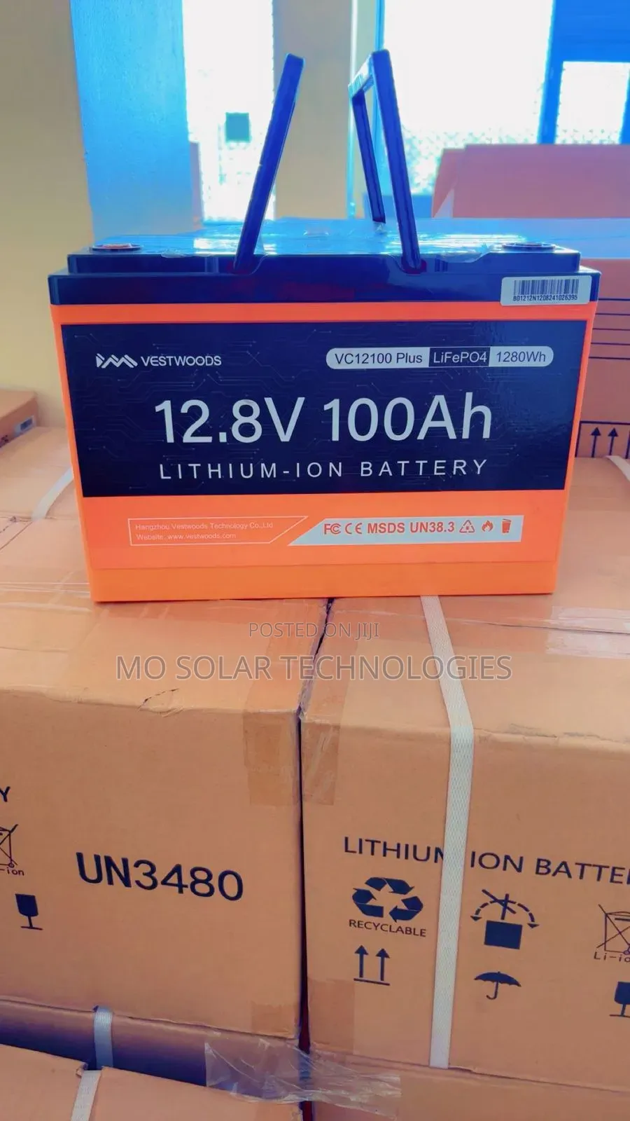 1.28kwh 12.8v 100ah Vestwood Lithium Battery