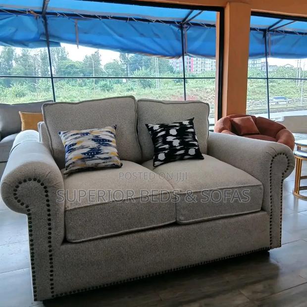 Classic Grey 2-Seater Sofa