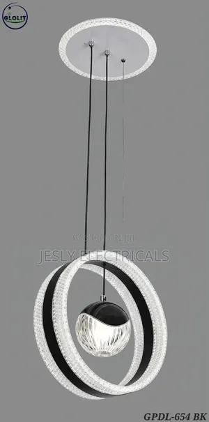 Glolit GPDL-654 Bk Led Pendant Chandelier
