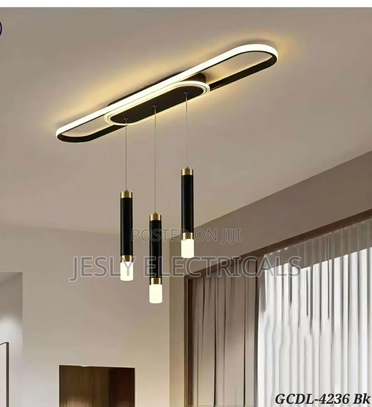 3-Light Dimmable Integrated Led Light Fixture