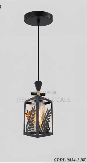 Black Industrial Pendant Light