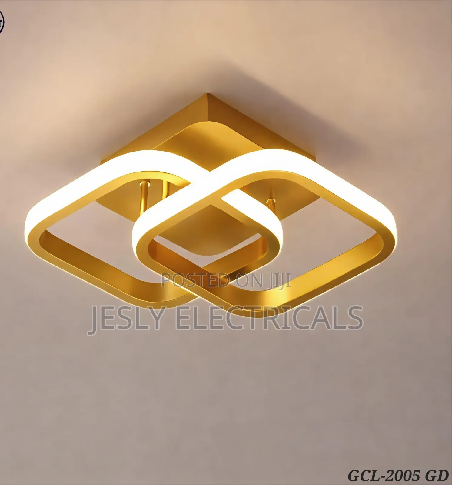Modern Gold Led Ceiling Light