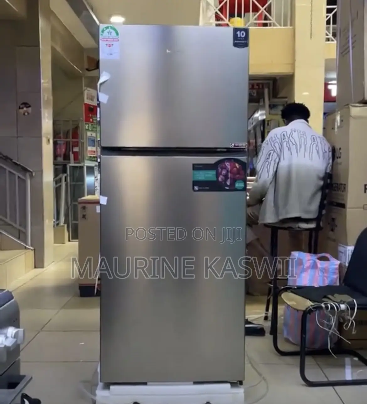 Hisense 418liters No Frost Double Door -10 Years Warranty