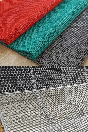 Perforated Grey,Green and Red Antislip Mats