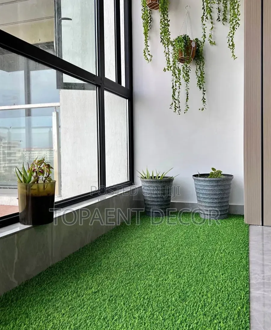 Stay Cozy ,Stay Green , Balcony Artificial Grass Carpet