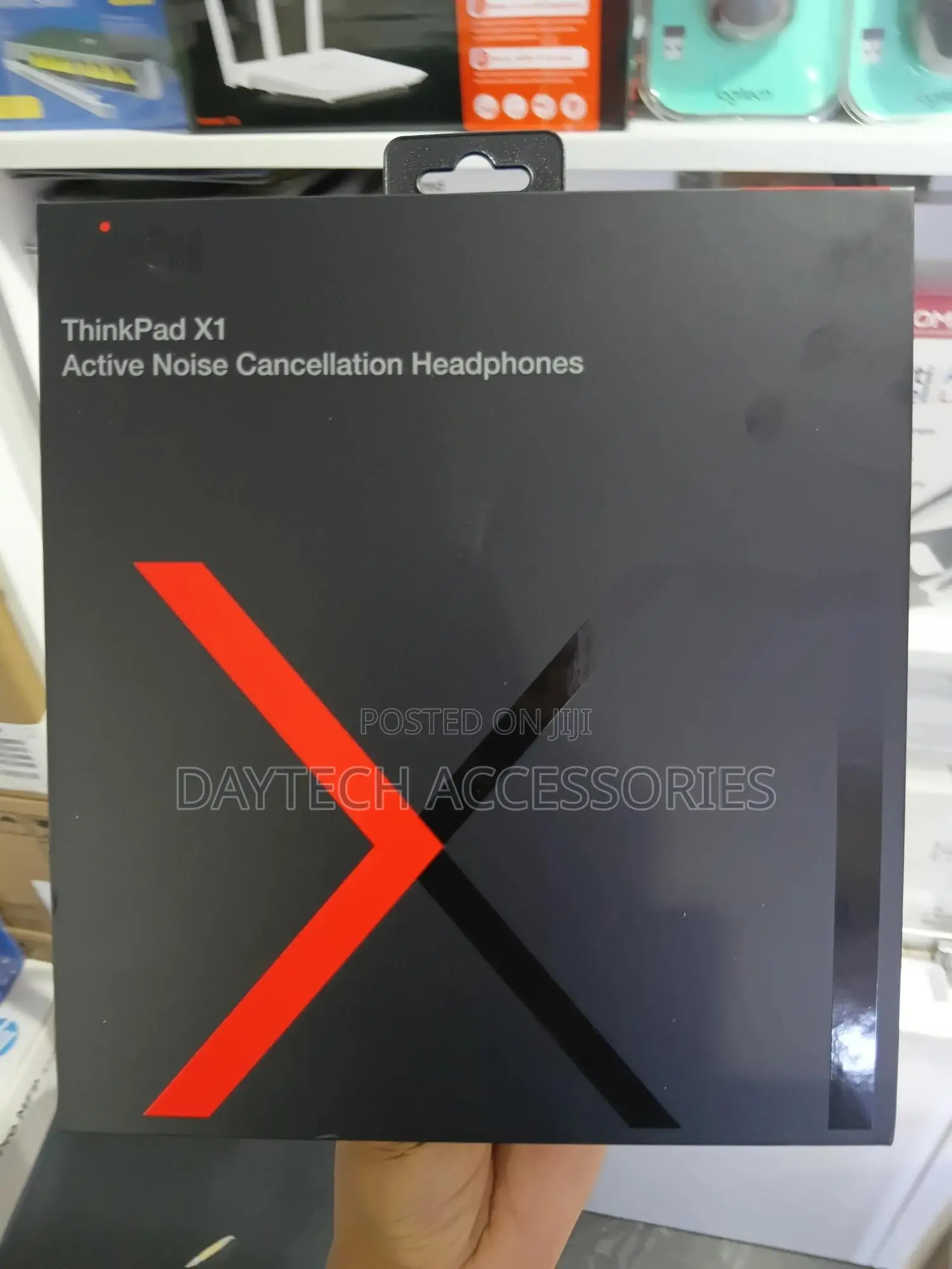 The Lenovo Thinkpad X1 Active Noise Cancellation Headphones.