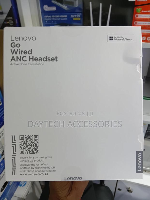 Lenovo Go Wired Anc Headset (Usb-C A) – 4xd1c99223-E - thumbnail 2