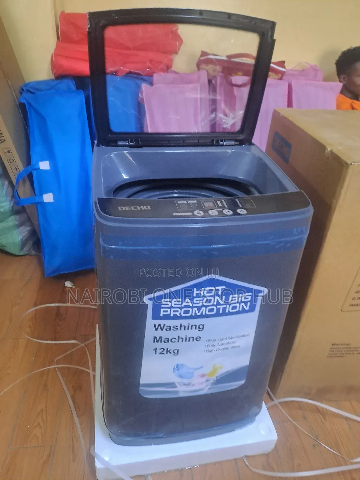 Decho 12kg Fully Automatic Washing Machine – Top Load