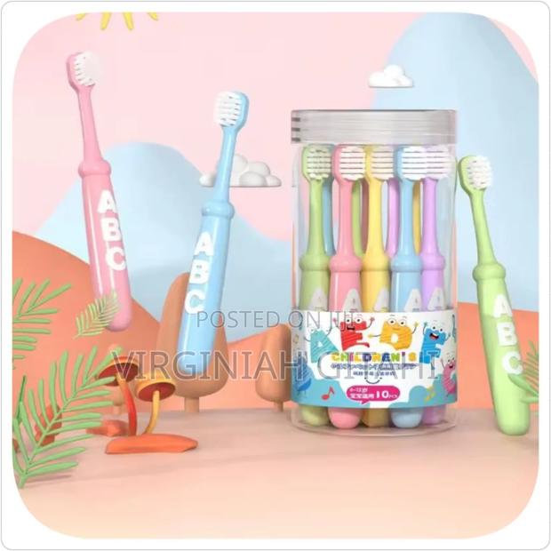 10pcs Cute Children Small Head Soft Bristle Toothbrush