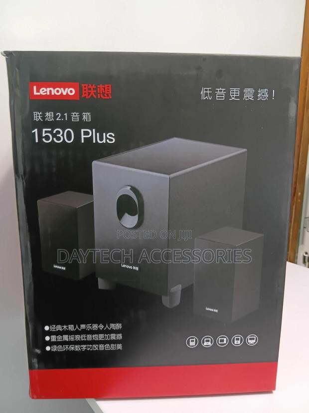 The Lenovo 1530 Plus 2.1 Channel Multimedia Speaker System - Black
