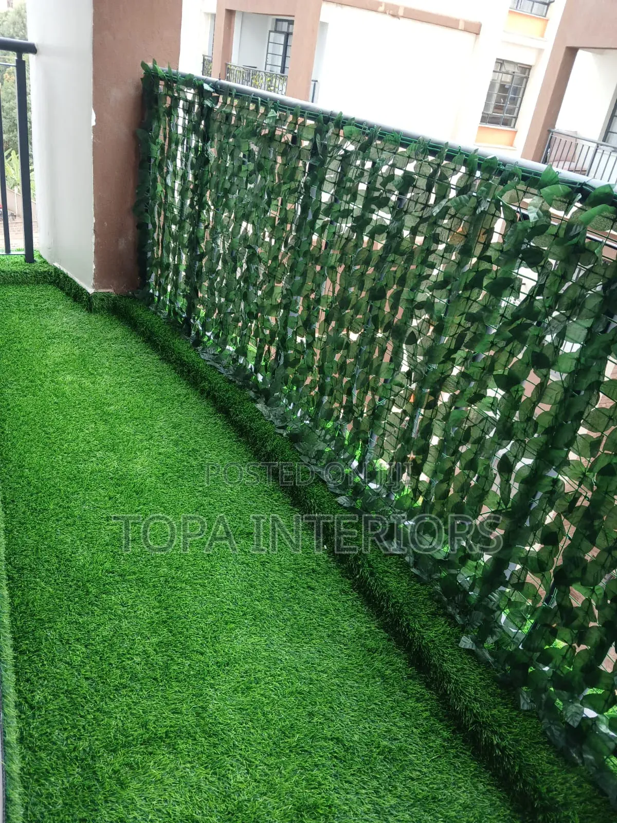 Balcony Privacy Fence Artificial Plant Rolls of 1mx3m