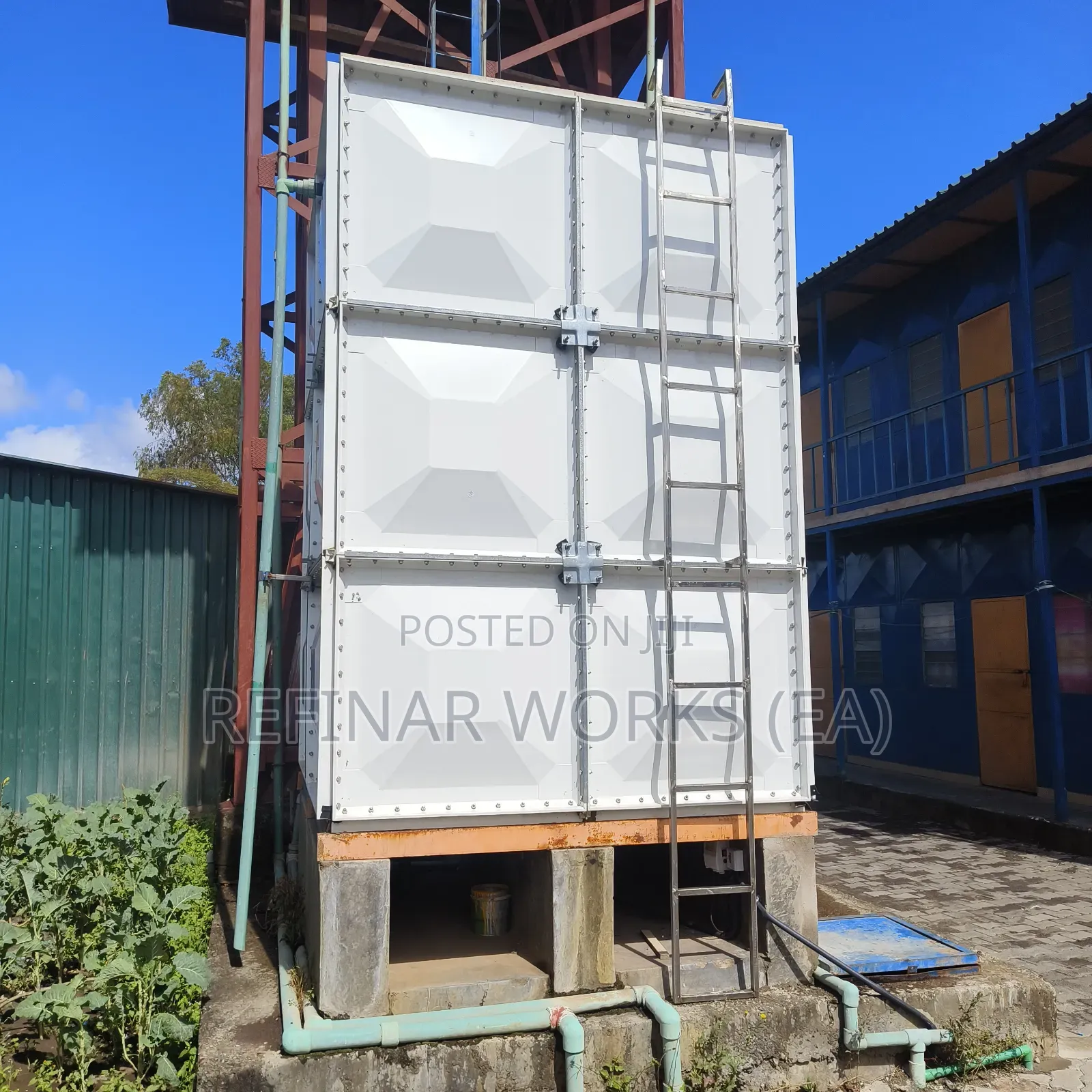 GRP Water Tanks 10,000l–200,000l | Durable Sectional Storage Tanks