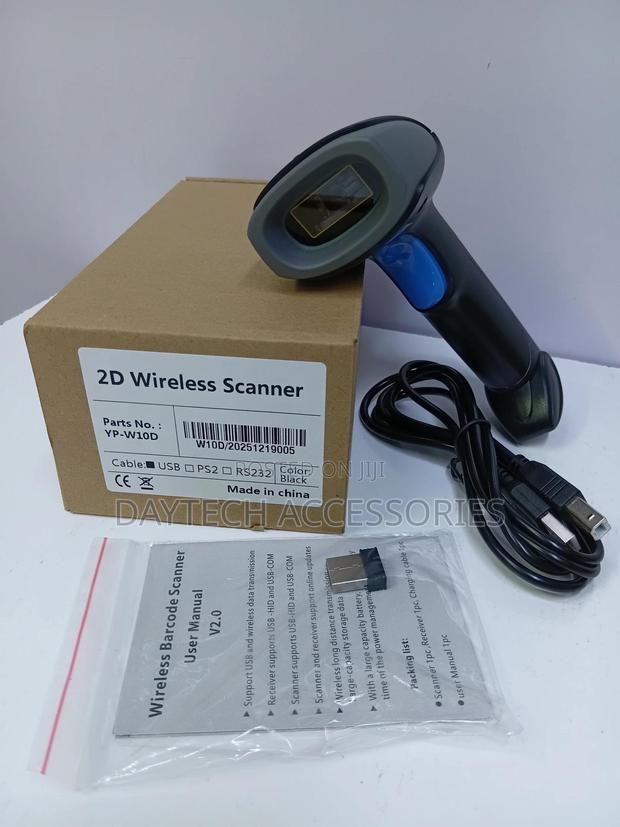 Wireless 2d Barcode Qr Code Scanner With Usb Receiver - thumbnail 3