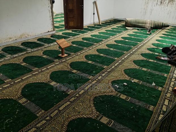 Mihrab Patterned Mosque Carpets Covering the Whole Floor