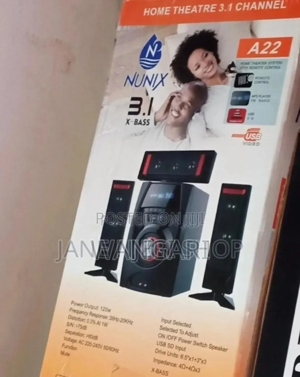 With Lights New High Quality Nunix A22 Subwoofer