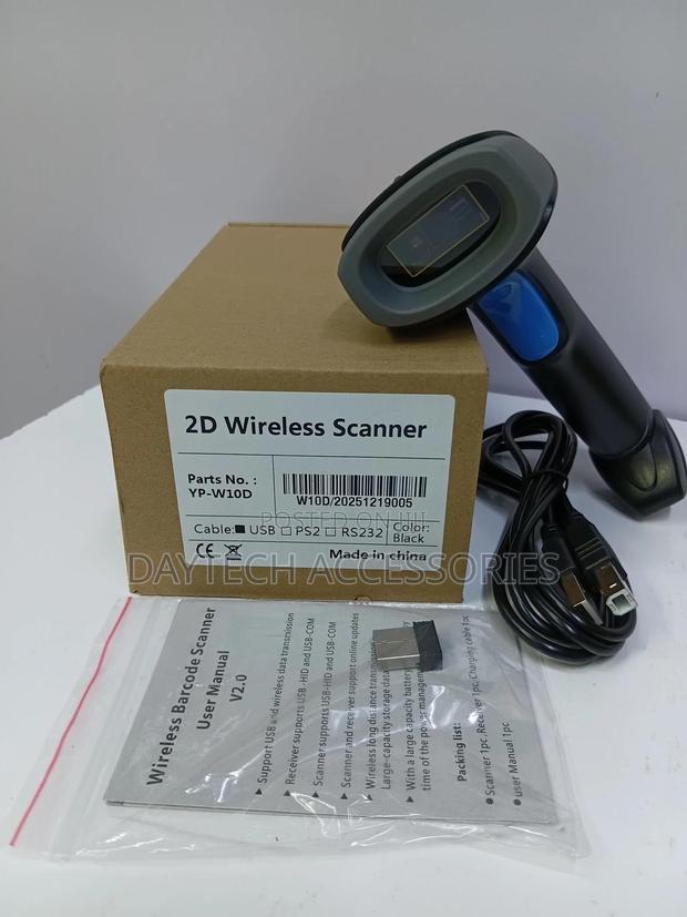 Yp-w10d 2d Wireless Barcode Qr Scanner. - thumbnail 2