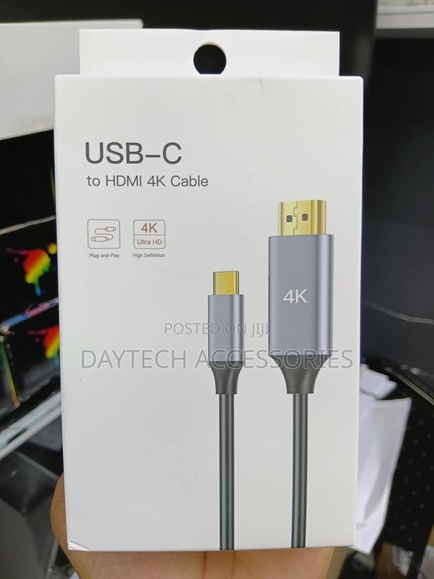 Usb-C to Hdmi 2.0 Male-Male Cable () - 60hz - Black Cable - main view