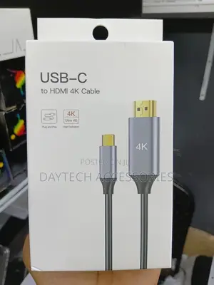 Usb-C to Hdmi 2.0 Male-Male Cable () - 60hz - Black Cable