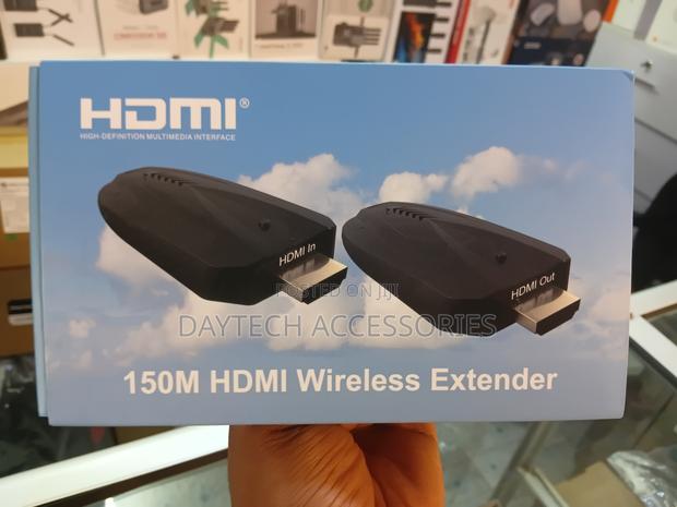 Wireless Video Hdmi Transmitter and Receiver 150m - Black