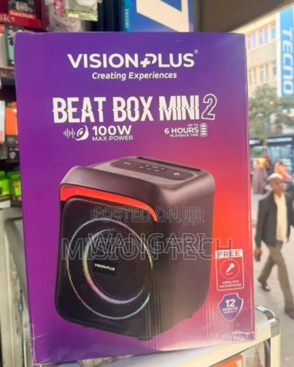 Up to 6hours Vision Mini Beat Box