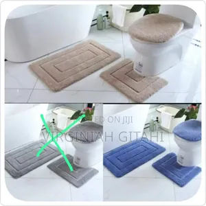 💥3 Piece Thickened Bathroom Toilet Mat Nonslip Absorbent*