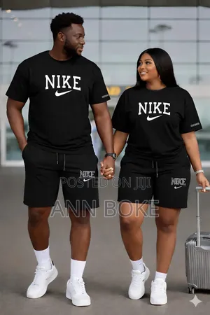 *Nike Unisex 2pc Set (Short + T-Shirt)*
Medium, Large, Xl 2xl