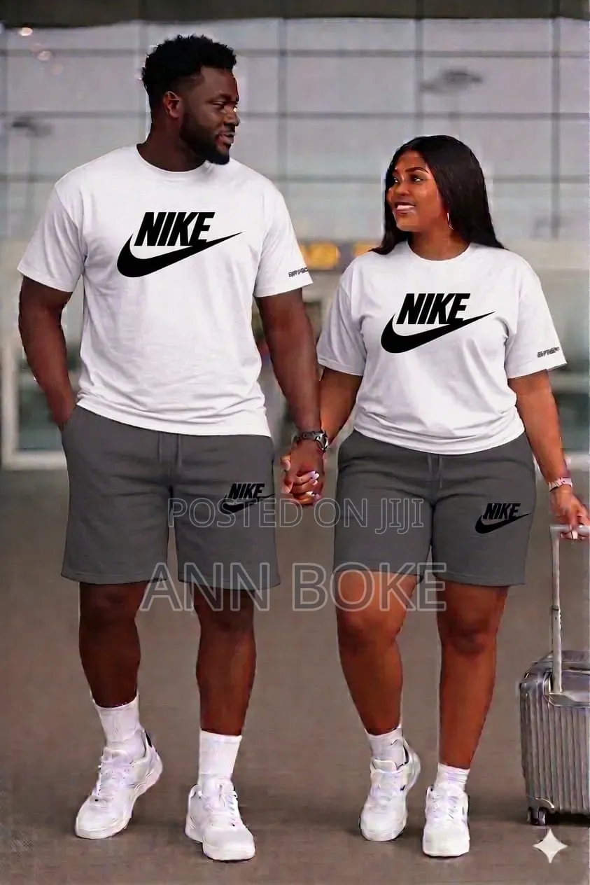 *Nike Unisex 2pc Set (Short + T-Shirt)*
Medium, Large, Xl 2xl