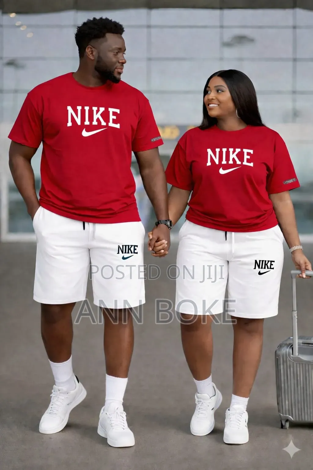 *Nike Unisex 2pc Set (Short + T-Shirt)*
Medium, Large, Xl 2xl