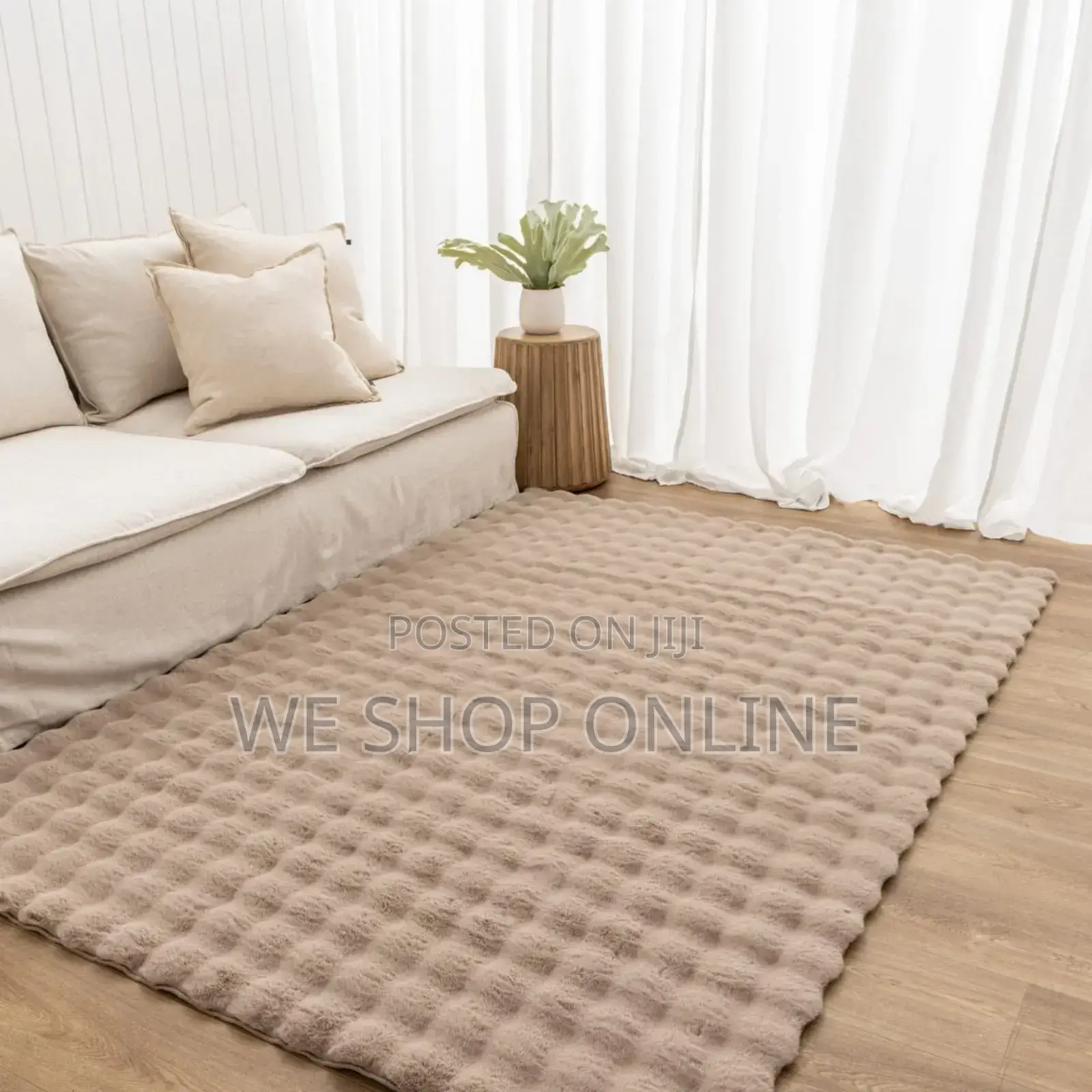 Ashler Rabbit Fur Soft Carpet Size *5*8*