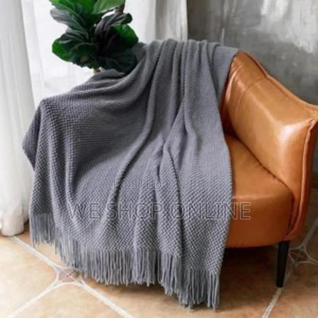 Nordic Knit Throw Blanket Size 160*180cm