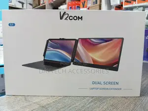 This Is A V2com S1 Dual Screen Laptop Screen Extender.