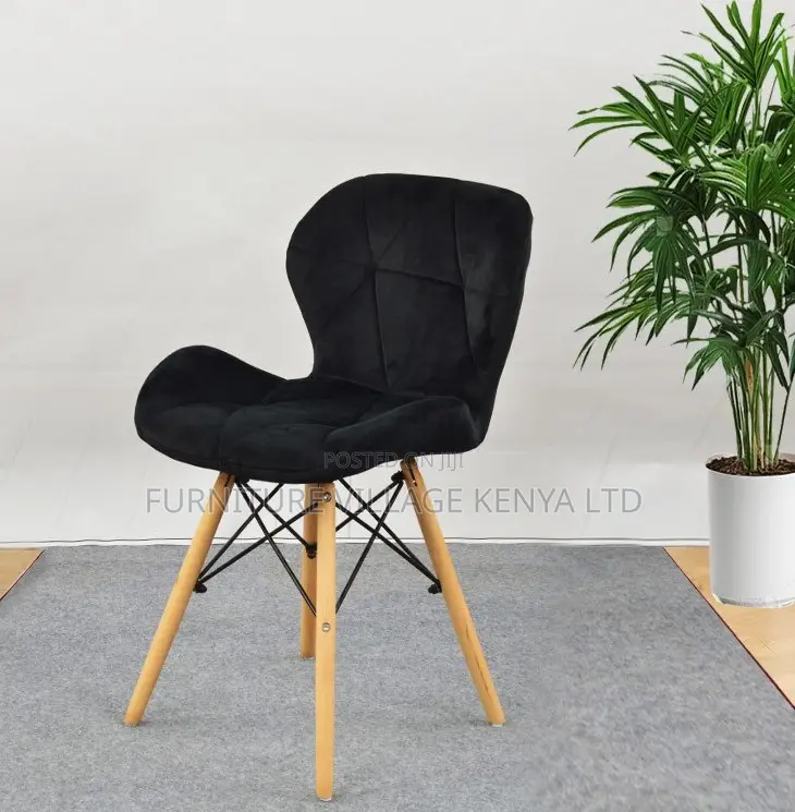 Home Chair; Modern Pu Leather Chair With Wooden Frame