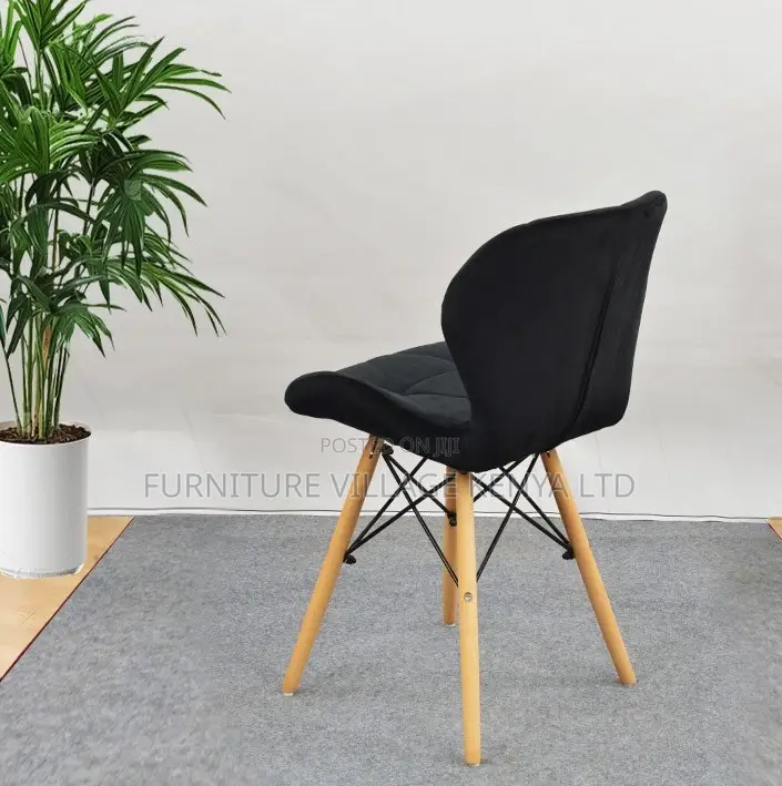 Home Chair; Modern Pu Leather Chair With Wooden Frame