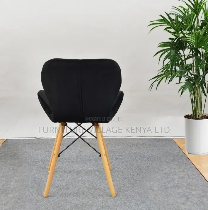 Home Chair; Modern Pu Leather Chair With Wooden Frame