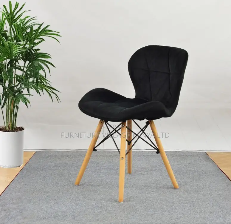 Home Chair; Modern Pu Leather Chair With Wooden Frame