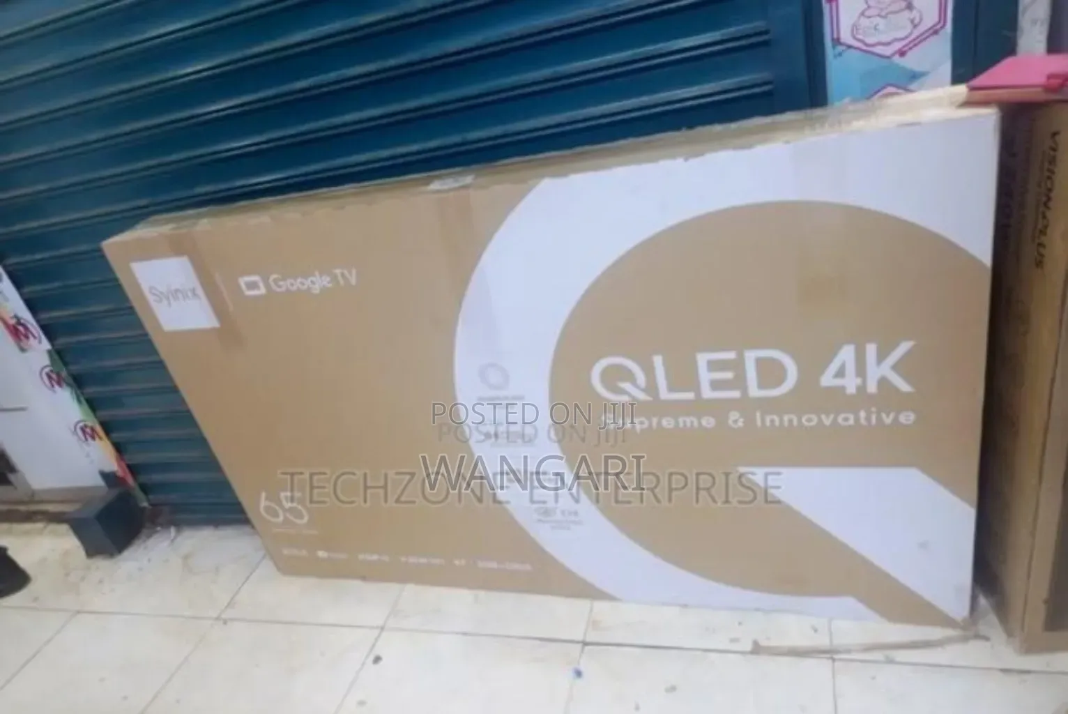 With Bluetooth Original Syinix 65inch Qled.