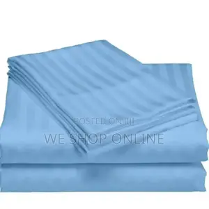 6*7 Stripped Bedsheets With 2 Bedsheets 2 Pillowcases