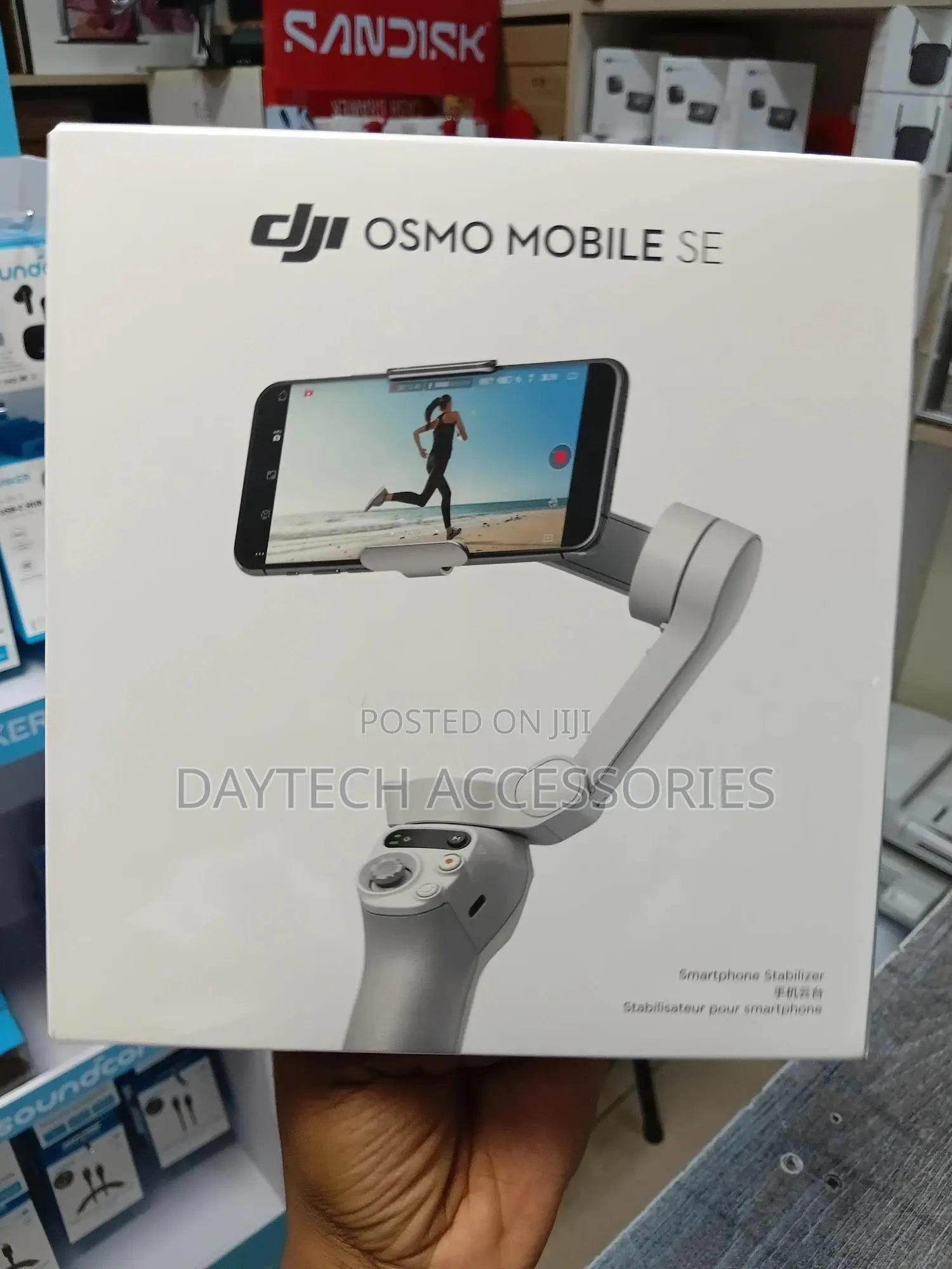 The Dji Osmo Mobile Se Smartphone Gimbal Stabilizer.