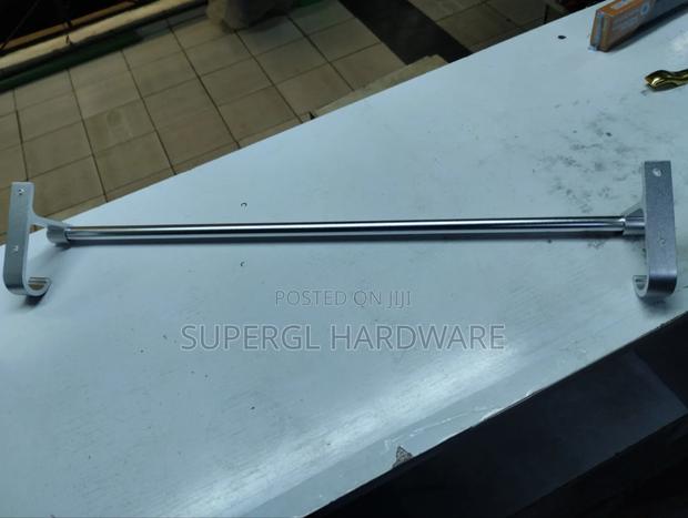 Single Towel Bar With Hooks - thumbnail 2