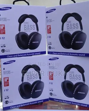 Samsung I12 Pure Bass Wireless Over-Ear Bluetooth Gaming Headphones