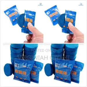 ✨🌟*Bubble Blue Tablets Toilet Cleaner Available Now 10 Pcs*
