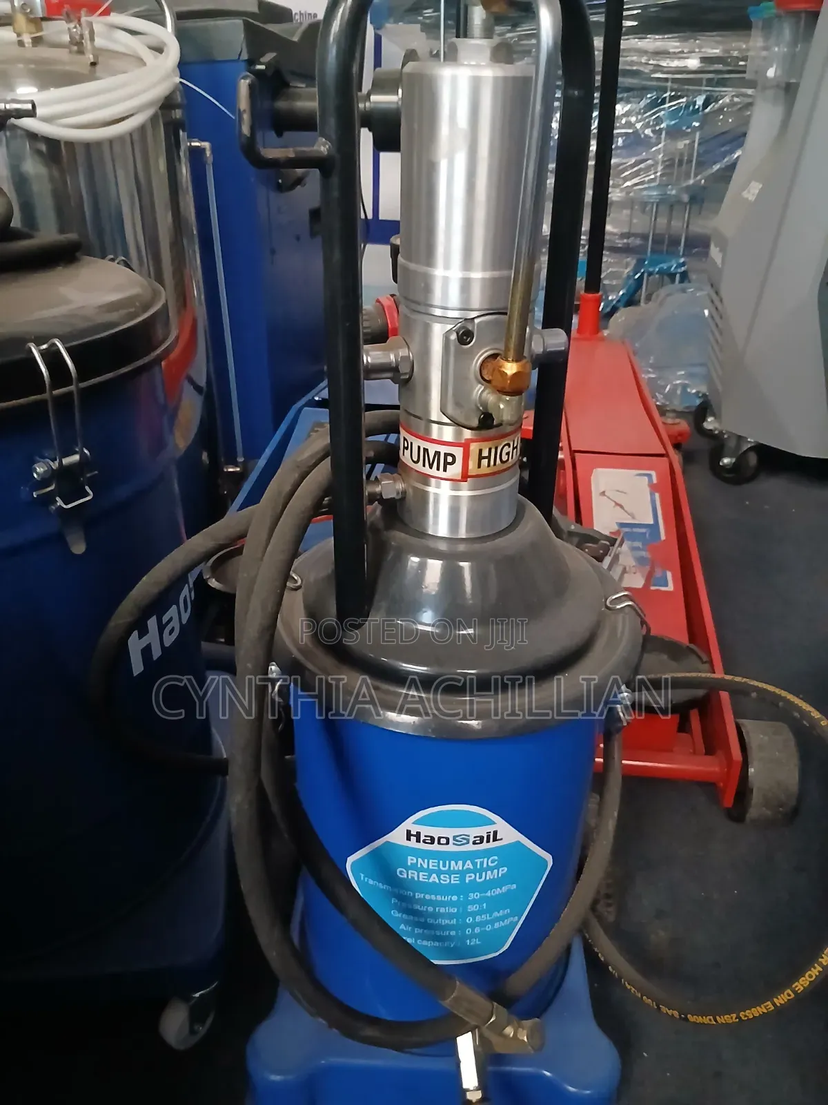 Phenumatic Grease Bucket 12litres
