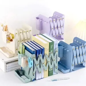 Sturdy Expandable Bookshelf Metallic