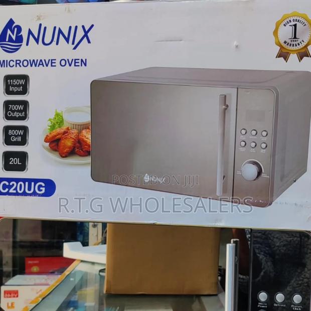 Nunix 20l Glass Door Microwave Oven With Grill Function