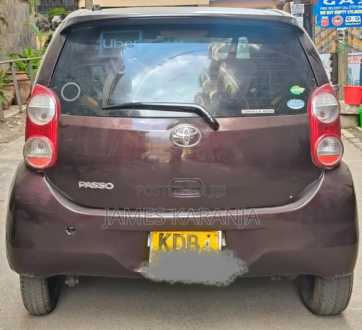 Toyota Passo 2013 Maroon